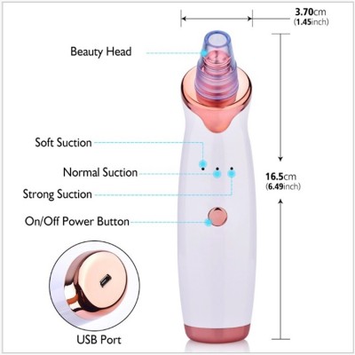 Ultrasonic Electric Blackhead Cleaner Vacuum Noir Point Remover